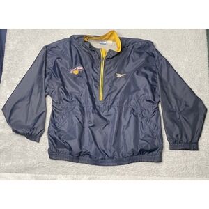 Rare Vtg 90s Reebok Gold Medal Golf Classic 1/4 Zip Windbreaker Jacket Men's 2XL